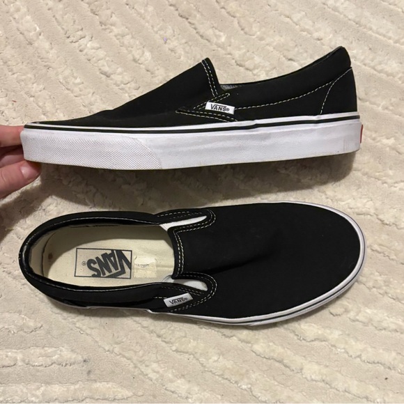 Vans Black Slip-On Sneakers - Picture 2 of 6